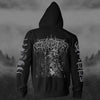 SILVER FOREST ZIP-FRONT HOODED SWEATSHIRT